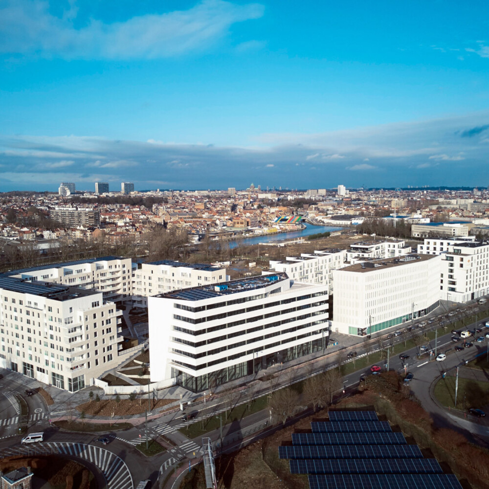 City Dox - vue aerienne quartier